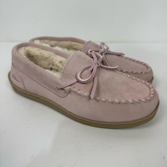 My Slippers Barbie Pink Slip On Leather Suede Slippers House Shoes - Picture 1 of 6